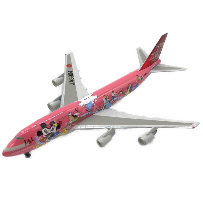 LY Japan JAL Aires E Livery 20Cm Boeing 747-400 20Cm Die-Cast Aircraft Model On Stand