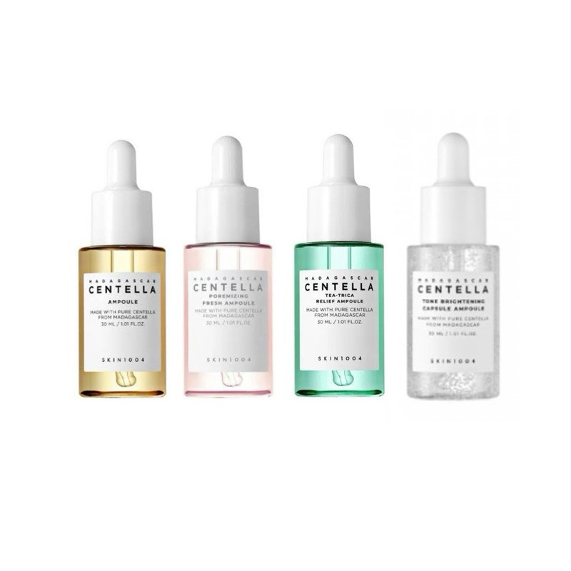 ♞,♘ของแท้/พร้อมส่ง  รวมแอมพูล Skin1004 Centella Ampoule ขนาด30มล. (ขนาดทดลอง) สีเหลือง สีชมพู สีเขี