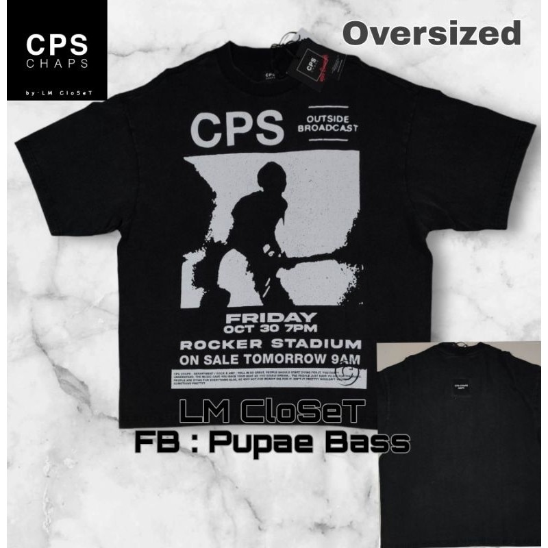 ♞️️CPS chaps เสื้อยืดกราฟฟิค Monogram ️️ของแท้ vbng