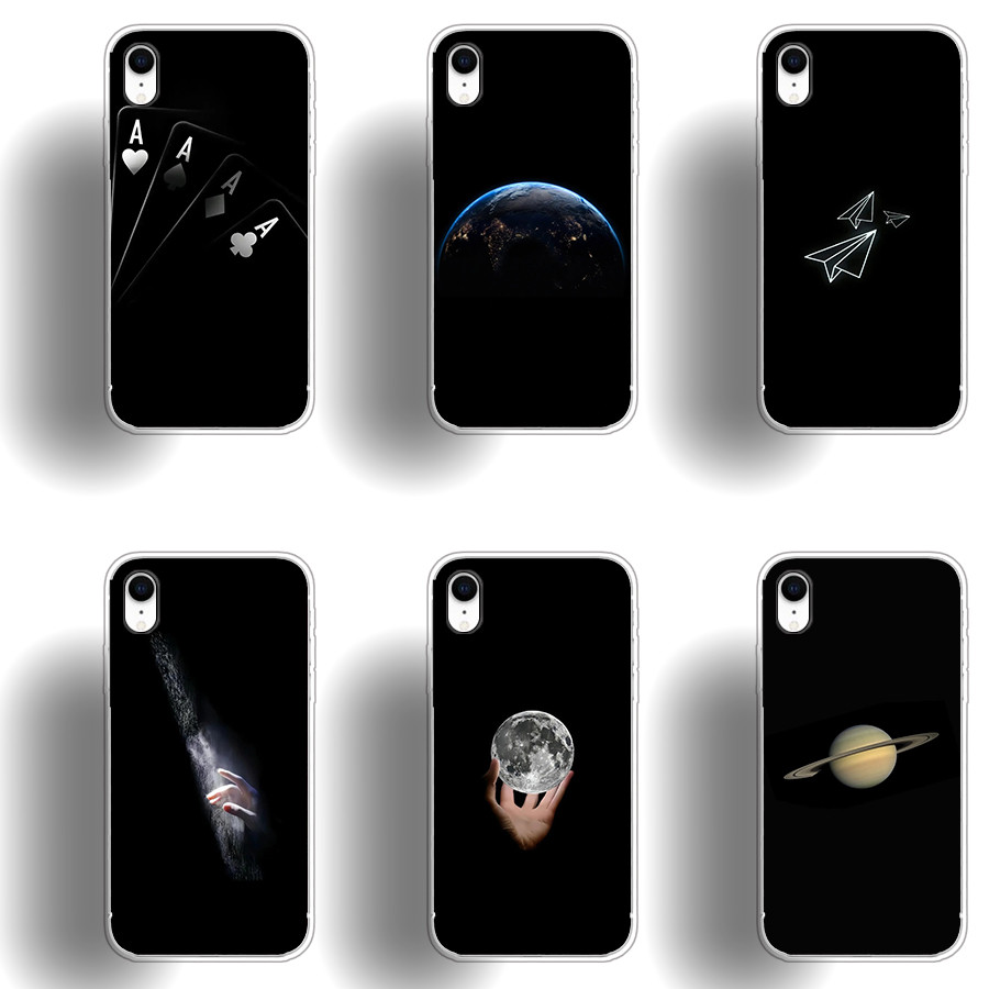 เหมาะสําหรับ iPhone XR XS XS Max X เคสโทรศัพท์ TPU นิ่มปุ่มเคลือบด้วยไฟฟ้าอ่อนเปลือกป้องกันดูดซับแรงกระแทก