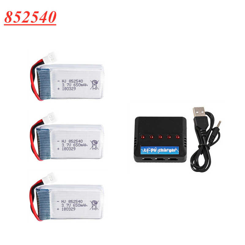 Δ 650Mah 25C แบตเตอรลิเธียม + เครื่องชาร์จสำหรับ SYMA X5c X5c-1
