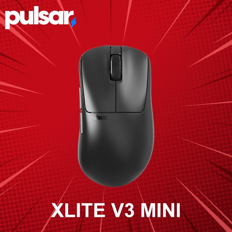เมาส์เกมมิ่งไร้สาย Pulsar Xlite V3 Mini ประกันศูนย์ 2 ปี