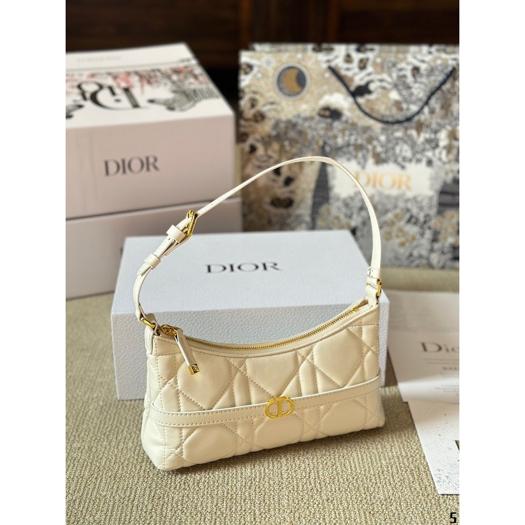 ((YuYu Ready Stock) กระเป๋าใต้วงแขนแฟชั่นElegant Dumpling Bag Miniประณีตกระเป๋าสะพายคลาสสิกMessengerกระเป๋ากระเป๋าถือหรูหราขนาด 24 * 13 ซม.