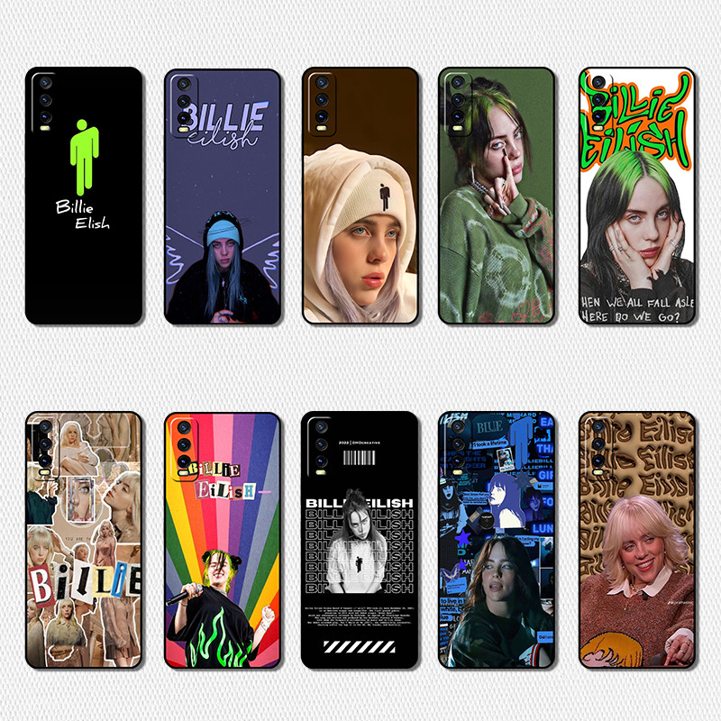 เคสโทรศัพท์สีTPUนุ่มสีดําสําหรับVIVO v2026 v2032 v2029 v2043 1801 1724 1803 1808 1812 1816 HR6 Billi