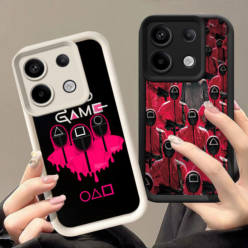 สําหรับ Xiaomi Redmi หมายเหตุ POCO M6 X6 X7 14 13 Pro Plus 5G Q-60 แฟชั่นปลาหมึก