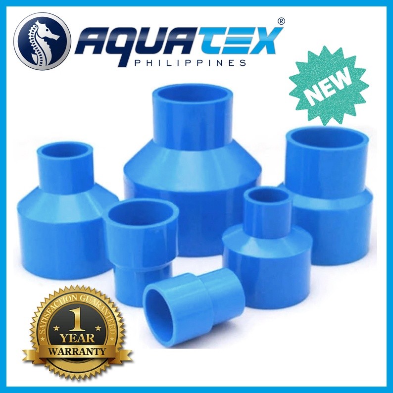 ในสต็อก AQUATEX Pool PVC Pipe Reducer Adapter ข้อต่อ PVC