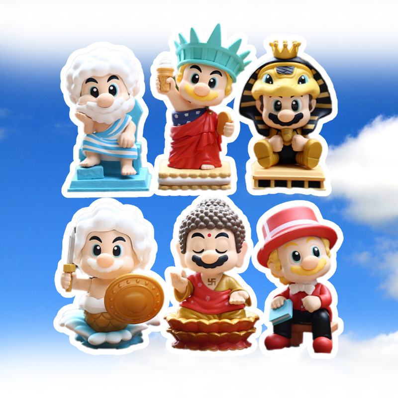 เวอร์ชันสนุก Q อะนิเมะเกมรูปขี้เล่นของเล่น Pvc สําหรับเดสก์ท็อป Nostalgic Decor ราคา ถูกที่สุด ดีลบีเคเค แกลเลอรีภาพที่ 2