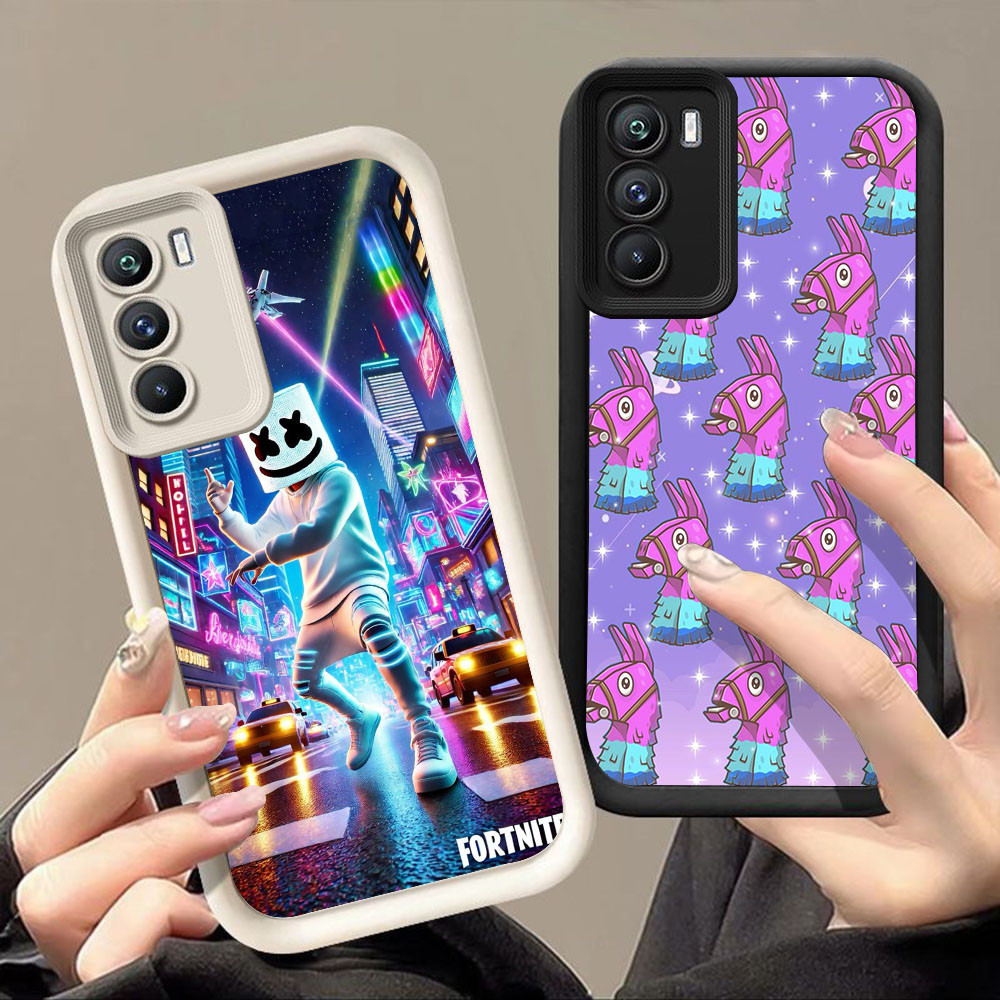 เคสสําหรับ OPPO A54S A16 A16S A94 A55 A74 Realme C71 C73 5s 5i 5 6i Narzo 10 10A 20A Q-78 Fortnite เ