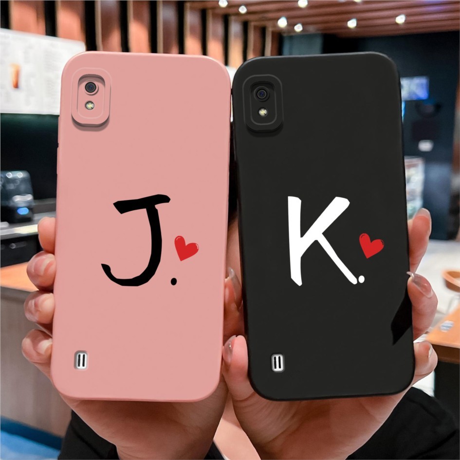 SAMSUNG เคสโทรศัพท์สําหรับSamsung Galaxy A10 A10S Shell Simple Letterสไตล์วัสดุซิลิโคนนุ่มและผิวปกหลังสําหรับSamsung GalaxyA10 A10Sกันชน