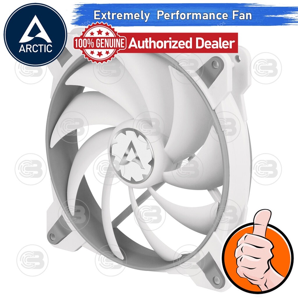 [CoolBlasterThai] ARCTIC BioniX F140 Grey-White Gaming Fan with PWM PST (size 140 mm.) PC Fan Case