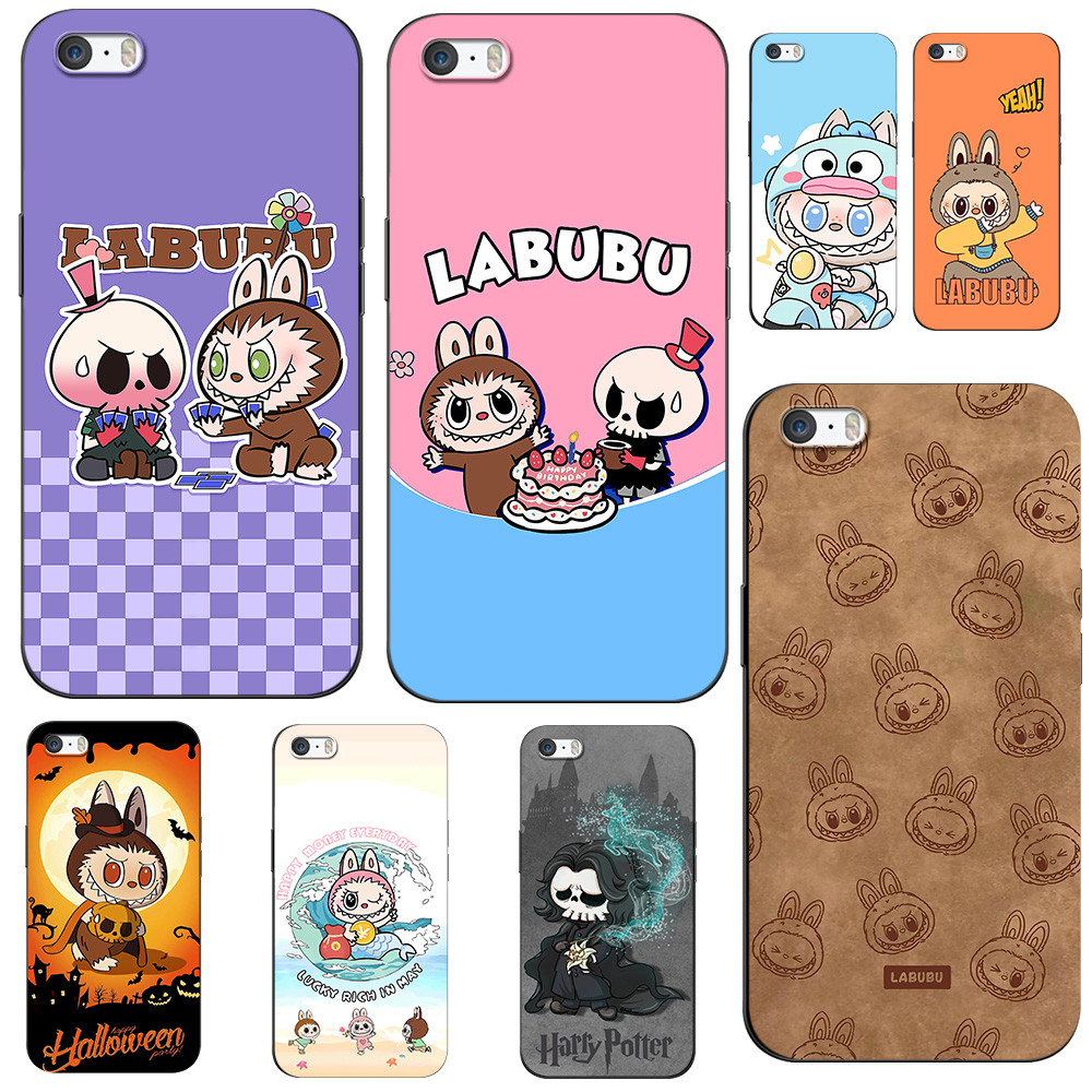 เคสค iPhone 5 5S Se 2016 Tpu Case เคสโทรศัพท์ Labubu The Monsters ลาบูบูเหล่าสัตว์ประหลาด Tycocoไทโคโค่ Harry Potterฮาโลวีนแพนด้าสีชมพูสีดำสีเหลืองสีแดง สีน้ำตาล @1010