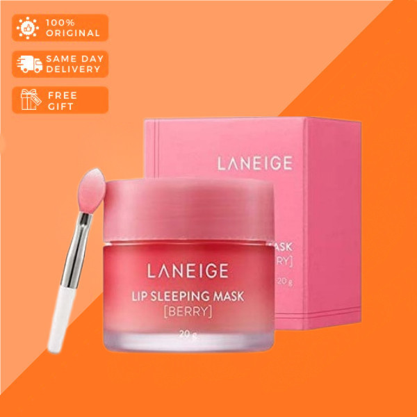 ของแท้ 100%  Laneige Lip Sleep Mask ขนาดใหญ่พร้อมมีดโกน (Made in Korea)20g