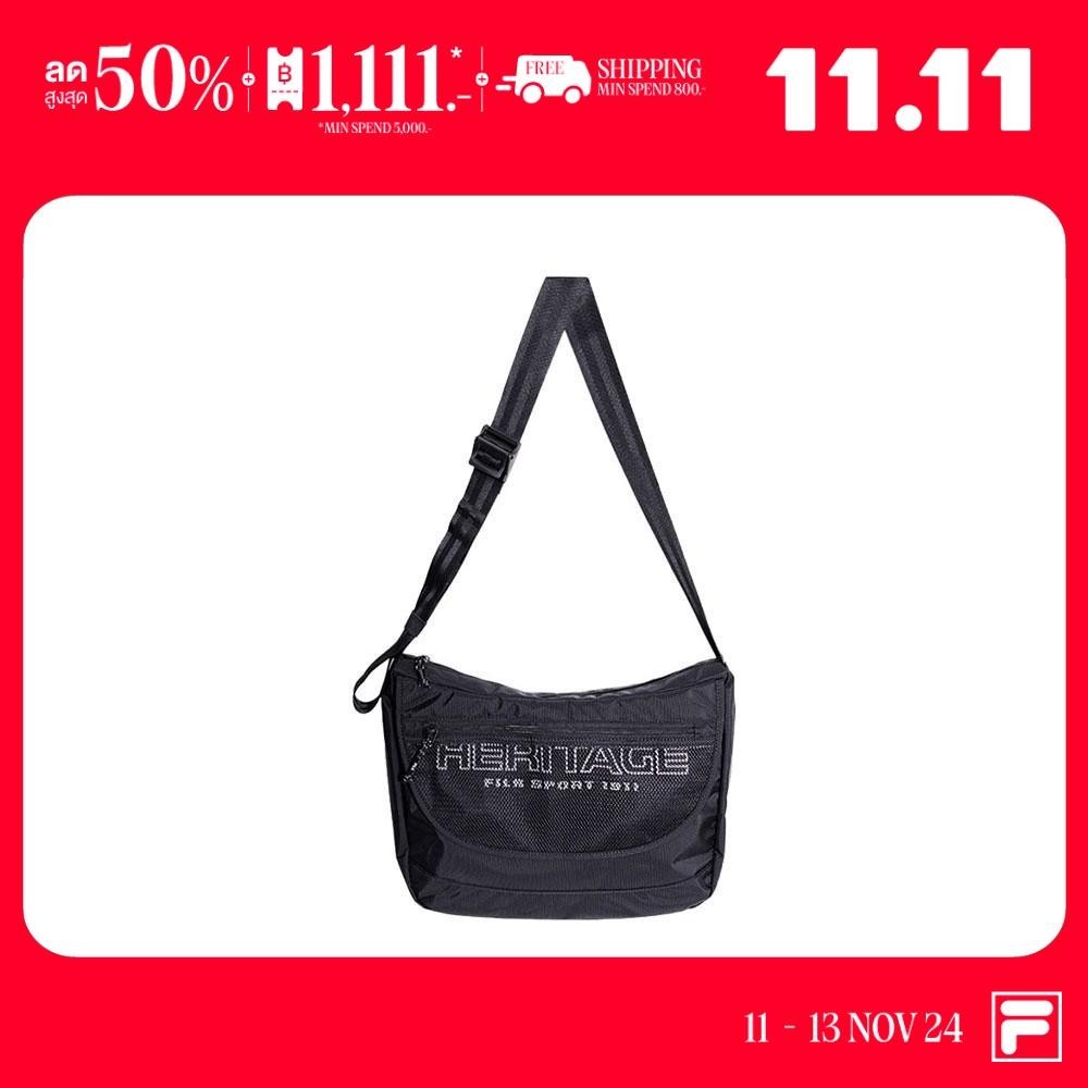 ♞,♘,♙FILA กระเป๋าสะพาย รุ่น FS3BCF6322X - BLACK frty