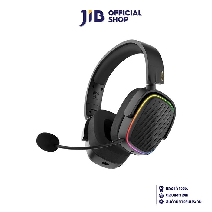 WIRELESS HEADSET (หูฟังไร้สาย) FANTECH WHG02 (BLACK)