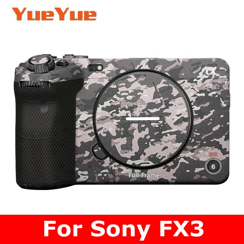 Fx3 Anti-Scratch กล้องสติกเกอร์ Coat Wrap ป้องกันฟิล์ม Body Protector ผิวสําหรับ Sony ILME-FX3 ILMEF