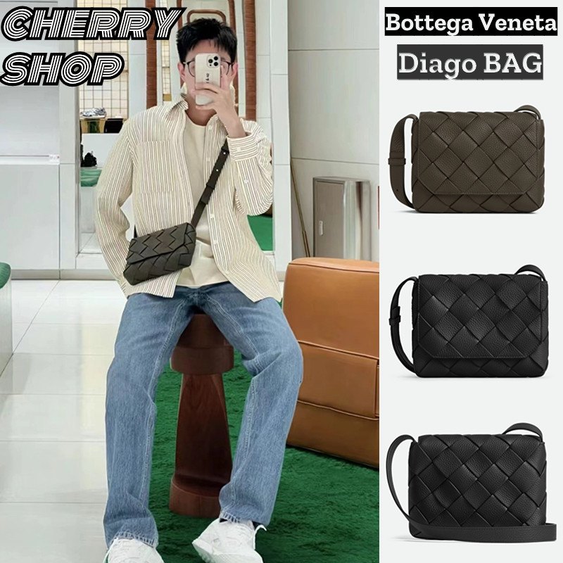 บอตเตก้า เวเนต้า Bottega Veneta BV Diago Crossbody BAGกระเป๋าสะพายข้างผู้ชาย