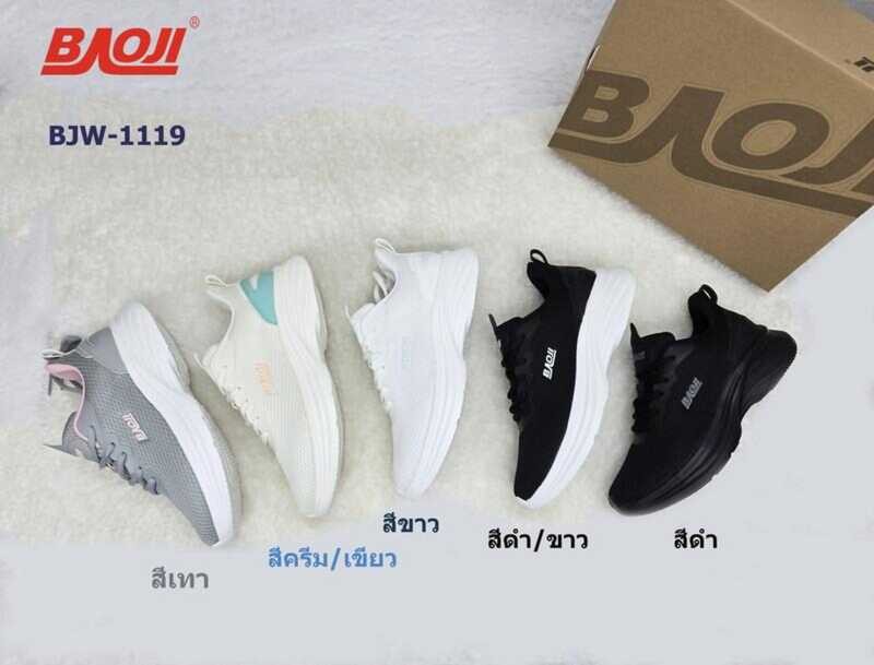 **BAOJI (บาโอจิ)** [ลิขสิทธิ์แบรนด์แท้] (BJW-1119) รองเท้าผ้าลำลอง สามารถใส่ยืนนานๆ เดินนานๆ ได้ *ผู