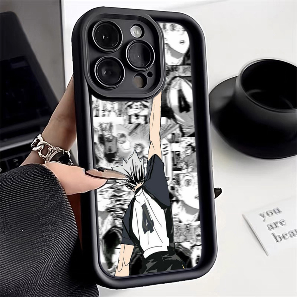 OPPO A18 A3S A5S A15 A15S A16 A16K A17 A17K A38 เคสโทรศัพท์มือถือ ดวงตานางฟ้า กรณี AB24 Haikyuu X Re