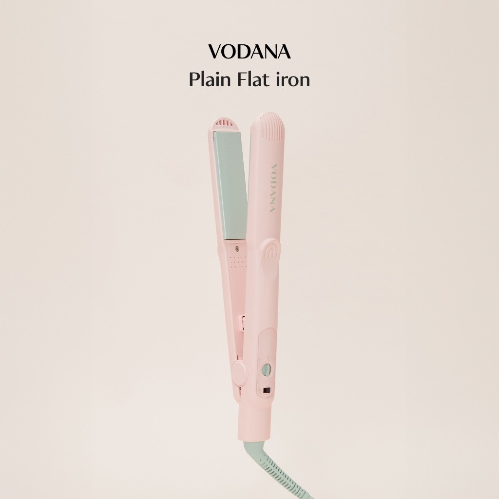 VODANA l Plain Flat Iron - Kitsch Pink (1inch) เครื่องหนีบผม Vodana สไตล์เกาหลี หนีบผมตรง ไม่ทำร้าย