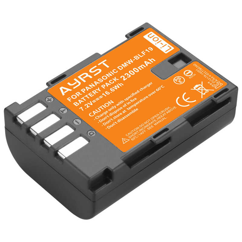 Δ 2300Mah Dmw-Blf11e แบตเตอรี่กล้อง Dmw-Blf19 Blf19 + Lumix Gh3 Gh4 Gh5 ที่ช