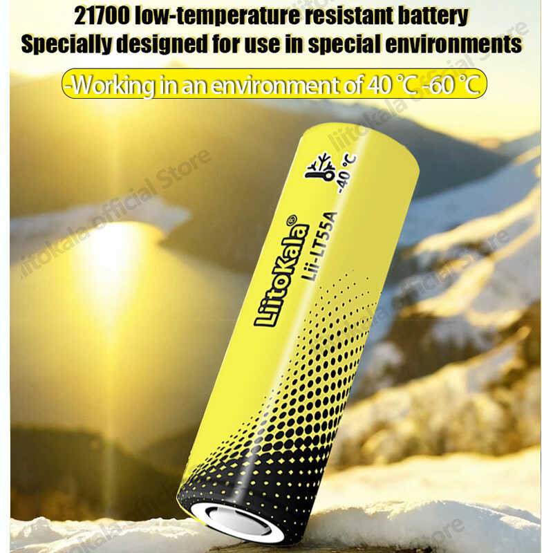Δ 1-20 ชิ้น Liitokala Lii-Lt55a 21700 5500Mah แบตเตอรี่แบบชาร์จไฟได้