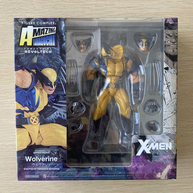 ◆ Δ Revoltech YAMAHI Woerine Action Figure Logan X-Men Model Toys ตุ๊กตากิจกรรมร