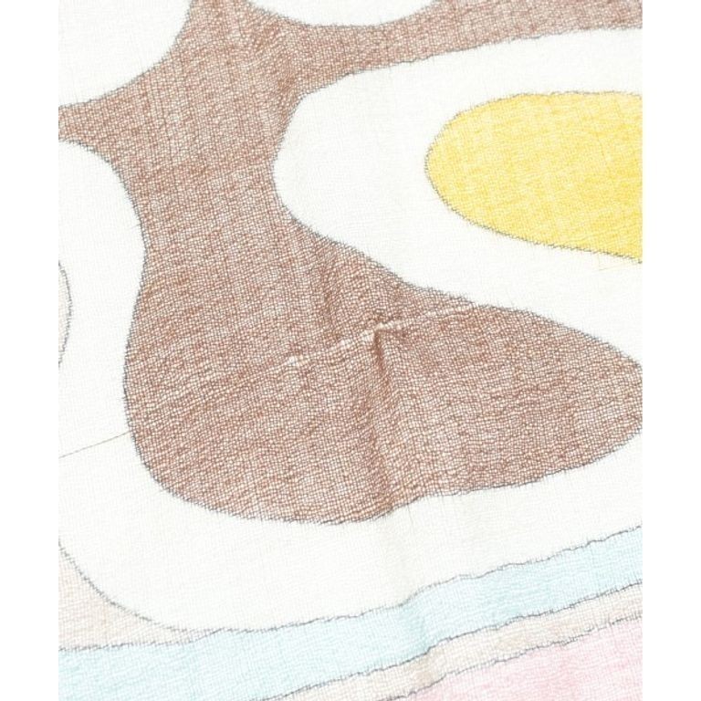 Emilio Pucci Ping PINK M O Scarf Women red overall pattern brown Direct from Japan Secondhand