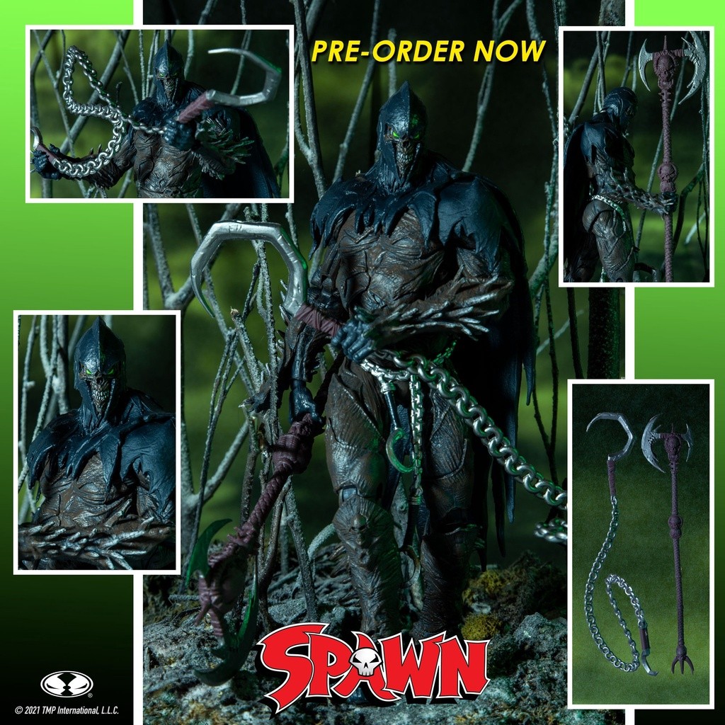 ในสต็อก McFarlane Toys SPAWN 7IN TOY WV1 RAVEN SPAWN