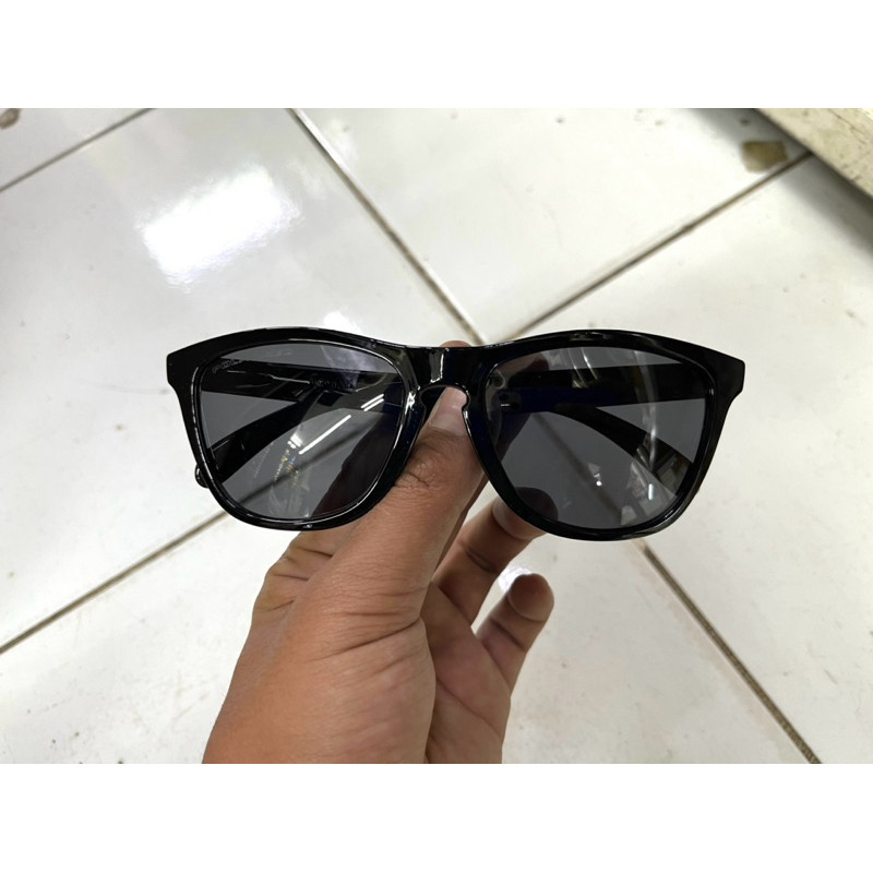 Hitam Oakley FROGSKIN VR46 GLASSES เลนส์สีดํารุ่นลิมิเต็ด