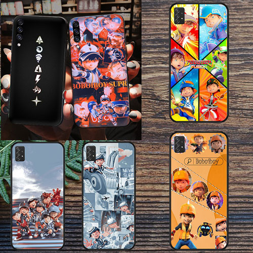 นุ่มสีดํา Samsung Galaxy S7 S7 Edge S8 S8 Plus S9 S9 Plus S10 S10E S25 S25 Ultra S25 pro Motif Boboi