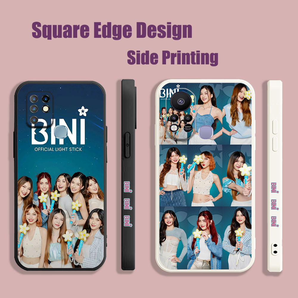 ปลอกสําหรับ Huawei Y6P Y7 Y7A Y6 Pro Nova 3i 7i 8iBINI Group Save Pop Music TPS05 เคสโทรศัพท์ขอบสี่เ