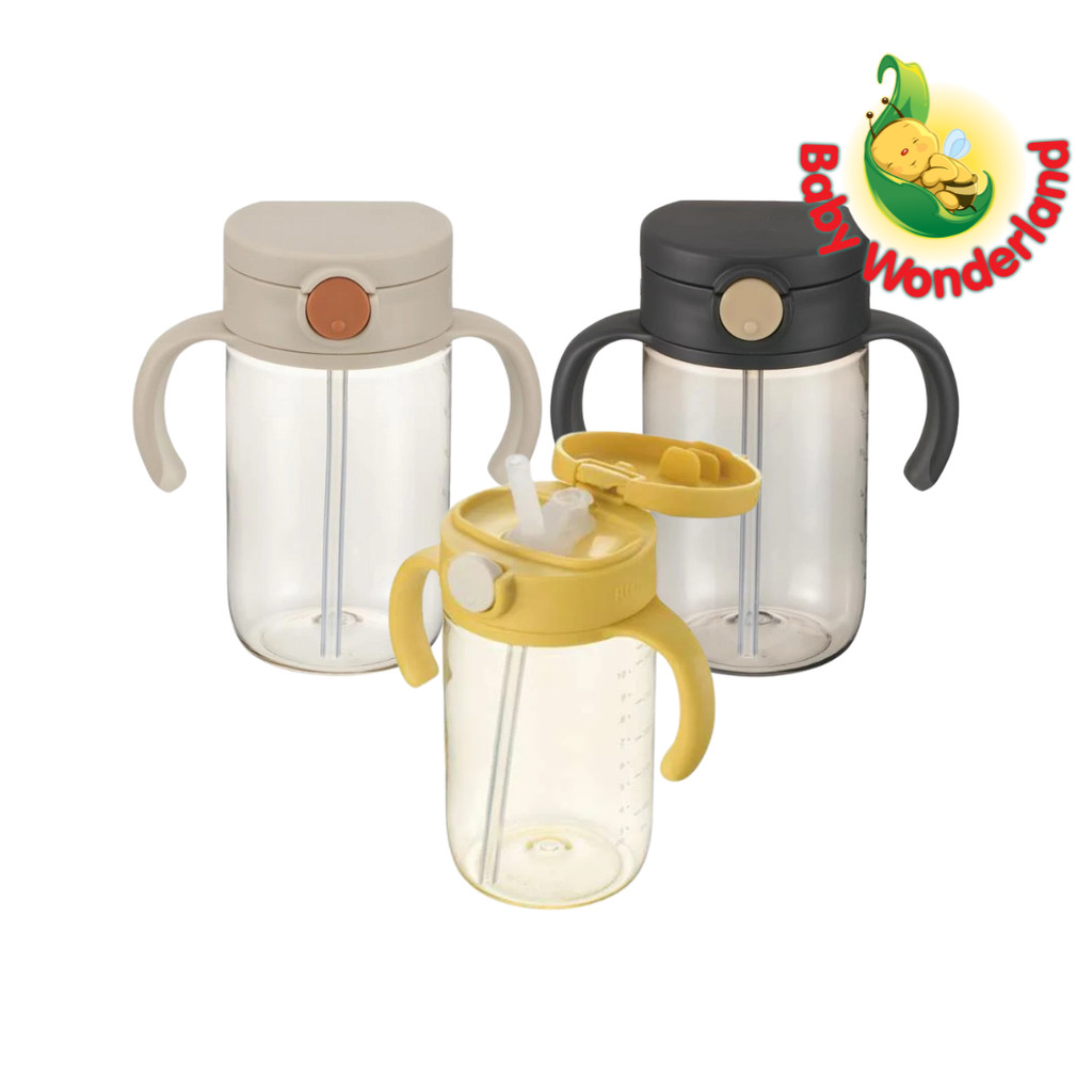 Richell Axstars Plain Straw Cup (320ml)