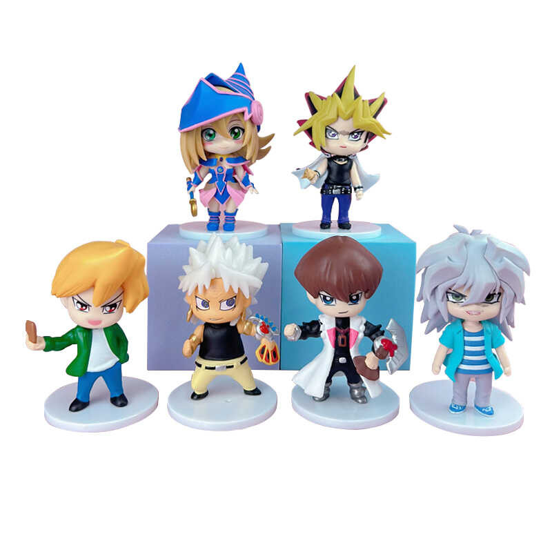 ◆ 6 ชิ้น / ชุดตุ๊กตา Oh 9.5-12 ซม. Yu Gi Muto Joey Wheeler Girl Seto Kaiba Actio