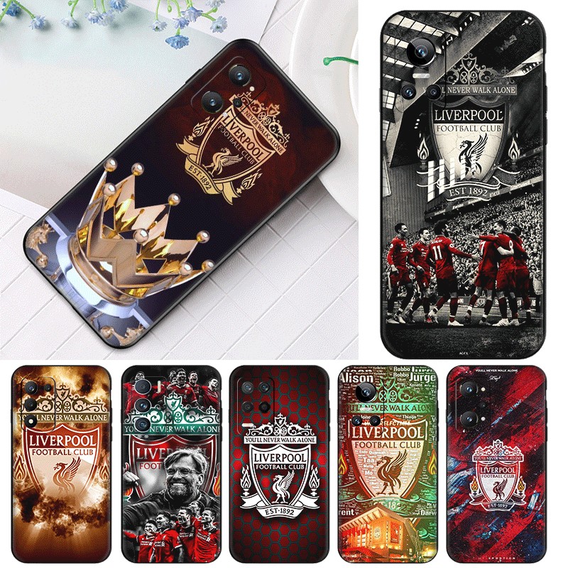 Realme X3 9i 5G 9 10 Pro Plus 4G ความเข้ากันได้ TPU Soft Shell Case Liverpool Football Club