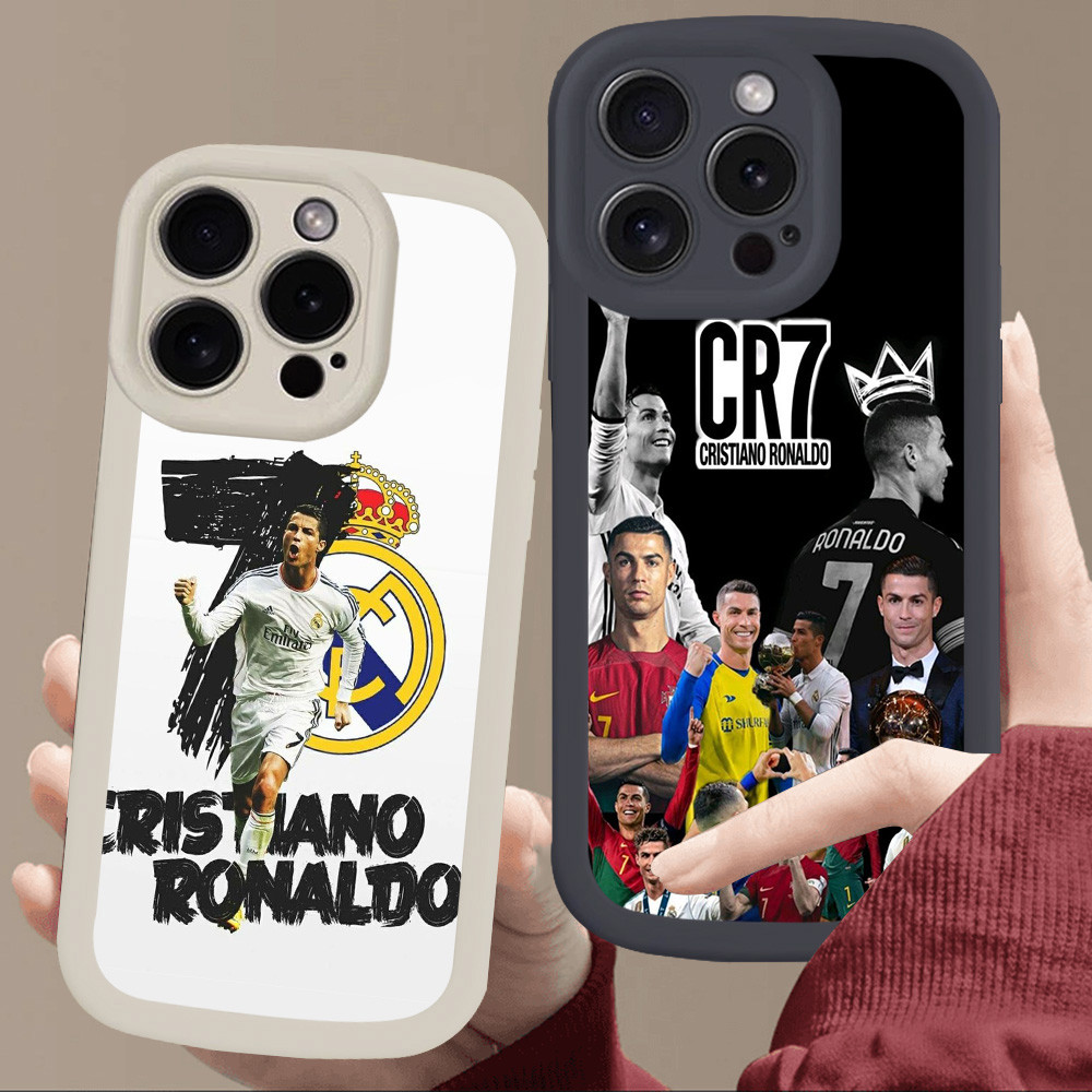 J-16 CR7 Ronaldo Soft Cover Case สําหรับ iPhone X 12 11 XS Pro Max