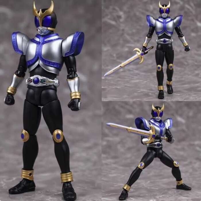 ในประเทศ KO Kuuga Almighty รูปแบบกระดูกจริงแกะสลัก Kuuga Kuuga Masked Qishi เคลื่อนย้ายได้เครื่องประ