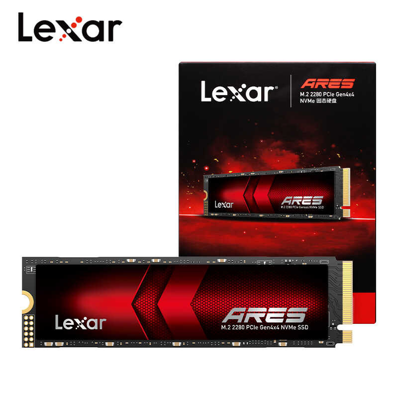 ต้นฉบับ Lexar 3 ARES PCIe Gen 4x4 M2 SSD 2TB ภายในโซลิดสเตทไดรฟ์ NVMe M