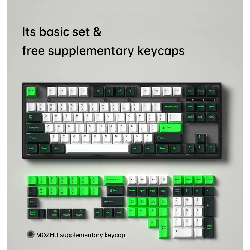 คีย์บอร์ด gaming FL·ESPORTS GP87 87 Keys TKL Wired Gasket structure Hot-Swappable RGB Lighting NKRO