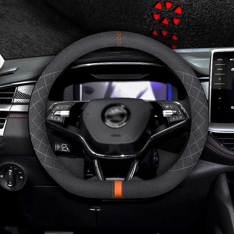 ி (D8d6047fe50d166b3f755429c6d0cfbc รวมผลิตภัณฑ์สำหรับ Car Steering Wheel Cove