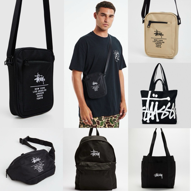 ♞ใช้โค้ด ลดอีก30%[แท้100%]กระเป๋า Stussy Bag AU kdie