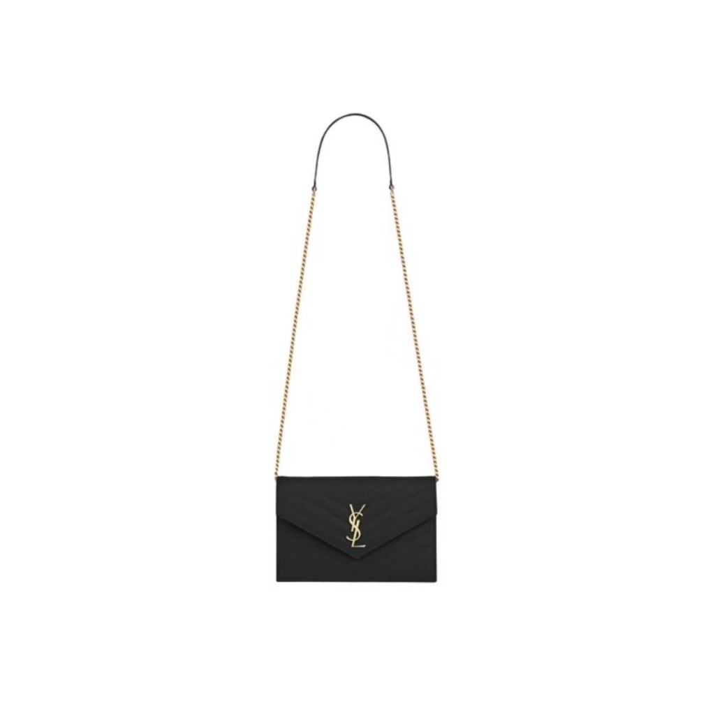 แซงต์โลรองต์ Yves Saint Laurent กระเป๋าซอง WOC9" 377828 YSL กระเป๋า กระเป๋าโซ่ผู้หญิง WOC7.5" YSL