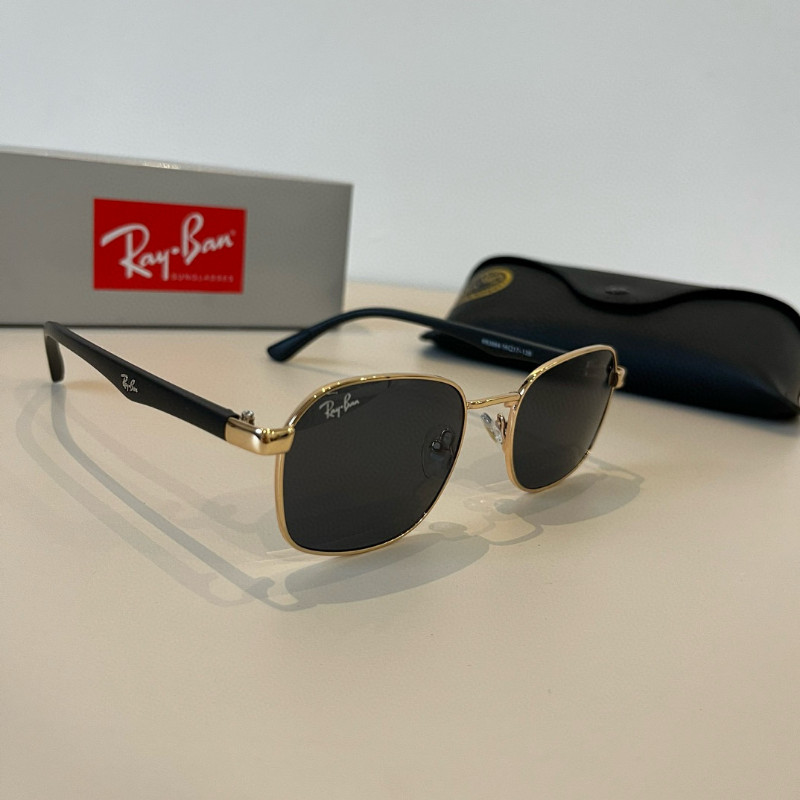 RayBan5102 แว่นตากันแดดโลโก้คลาสสิกสีดําแฟชั่น All-Match ฤดูใบไม้ผลิฤดูร้อนสไตล์ผู้ชายผู้หญิงสไตล์เด
