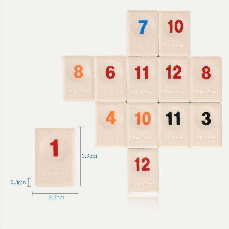 ❤ Rummikub Number Dighit Board Game บอร์ดเกม เกมครอบครัว เกมปริศนา