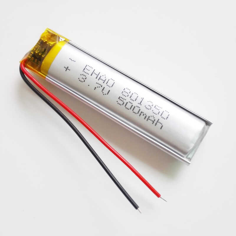 Δ 10 ชิ้น 801350 3.7 โวลต์ 500 มิลลิแอมป์ชั่วโมงแบตเตอรี่ล