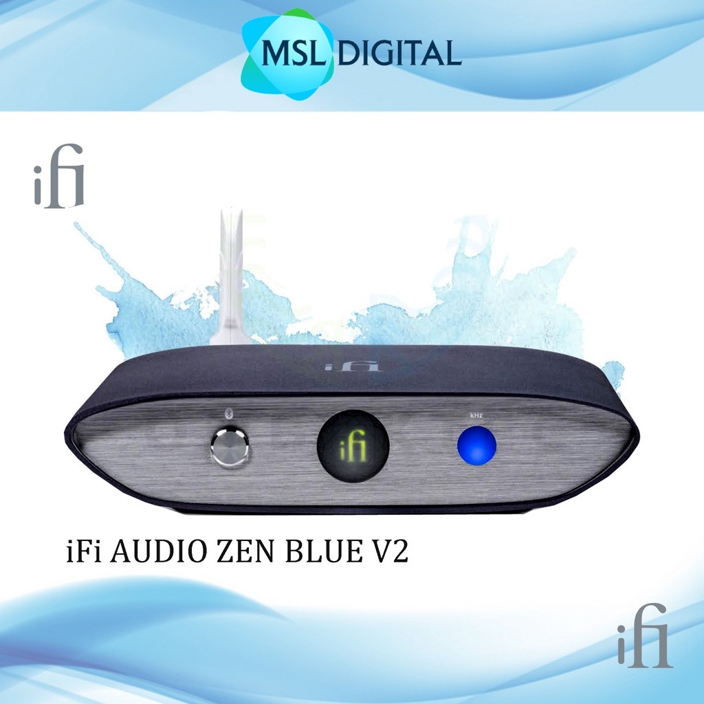 ในสต็อก iFi AUDIO ZEN Blue V2 DAC แบบราคาไม่แพงเป็นพิเศษพร้อมเครื่องรับสัญญาณเพลง Bluetooth DAC ความ