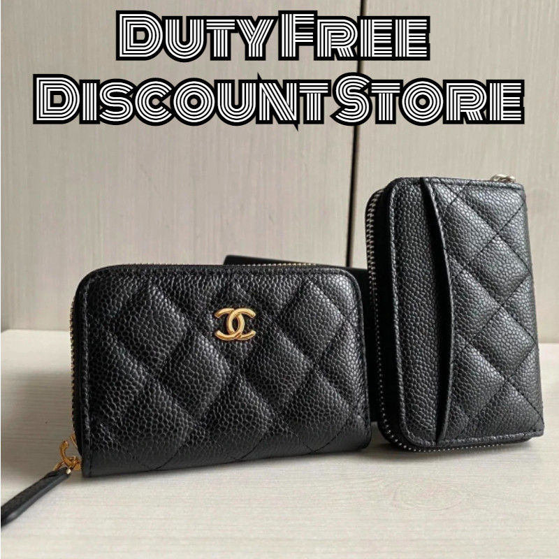 Chanel Classic กระเป๋าใส่เหรียญซิป/Chanel Classic Zipper Coin Purse