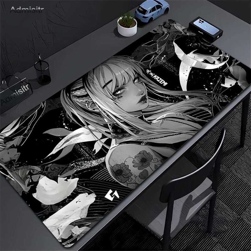 Xxl แผ่นรองเมาส์ YUki Aim Gaming Speed แผ่นรองเม้าส์เกม Premium Anime Girl Mousepad Professional E-Sports Gamer โต๊ะแผ่นรองเม้าส์