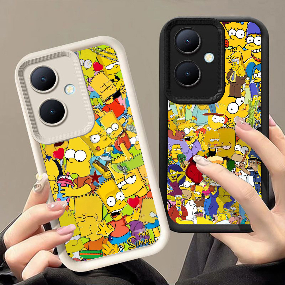 ปลอกสําหรับ OPPO Reno 11 Pro 10 8T 13F 11F 5G Realme C67 C55 Narzo N55 Q-7 Simpson