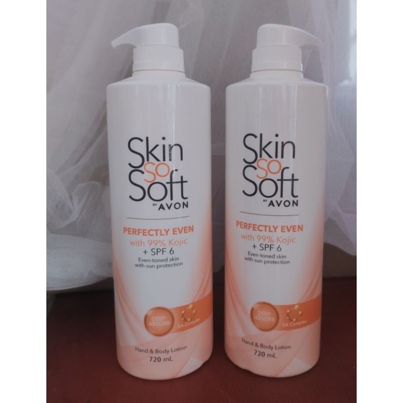 ในสต็อก AVON Skin So Soft Hand & Body Lotion 400 ML (โคจิก + เซรั่ม / อัลตร้า เรเดียนซ์)