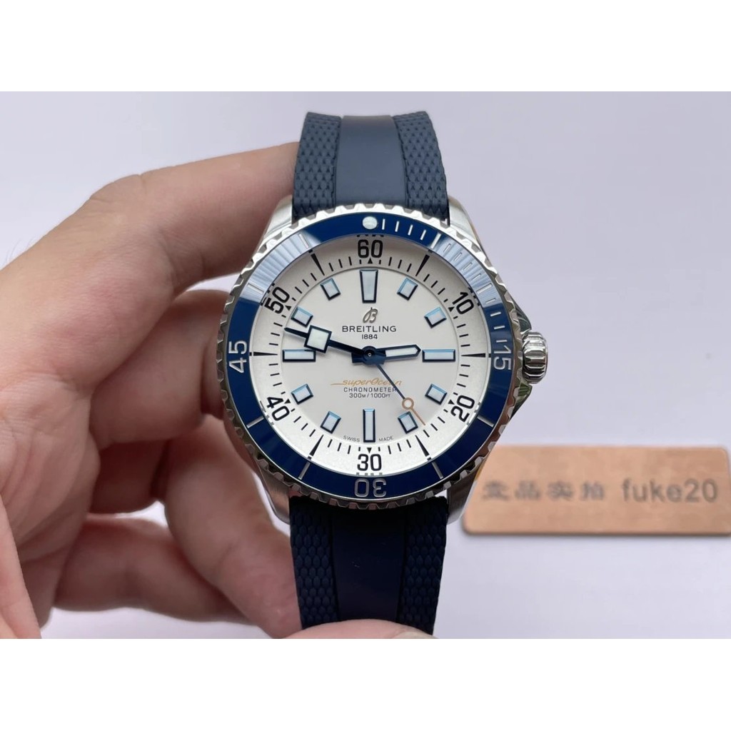 1:1 BLS โรงงาน breitlin * ซูเปอร์ซีย์42mm 2824/sw200นาฬิกาโครโนกราฟอัตโนมัติสำหรับผู้ชายธุรกิจระดับ